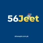 Screenshot of the 56Jeet Game mobile app showing its user-friendly interface, gaming options, daily bonuses, and secure payment features.