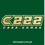 C222 Game mobile gaming app interface with secure gameplay, daily bonuses, referral rewards, and multiple entertainment options.