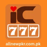 IC777 Game featured image with orange background, IC logo, and 777 slot machine design