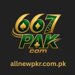 667PAK Game Logo in green and gold with playing card symbols with black background
